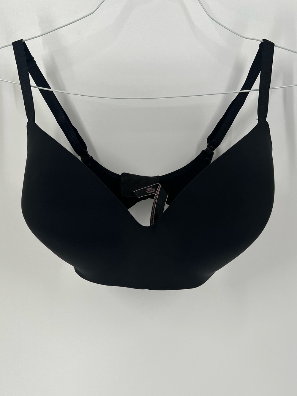 Victoria’s Secret Black Lightly Lined Wireless T-Shirt Bra Size 36DDD/F80